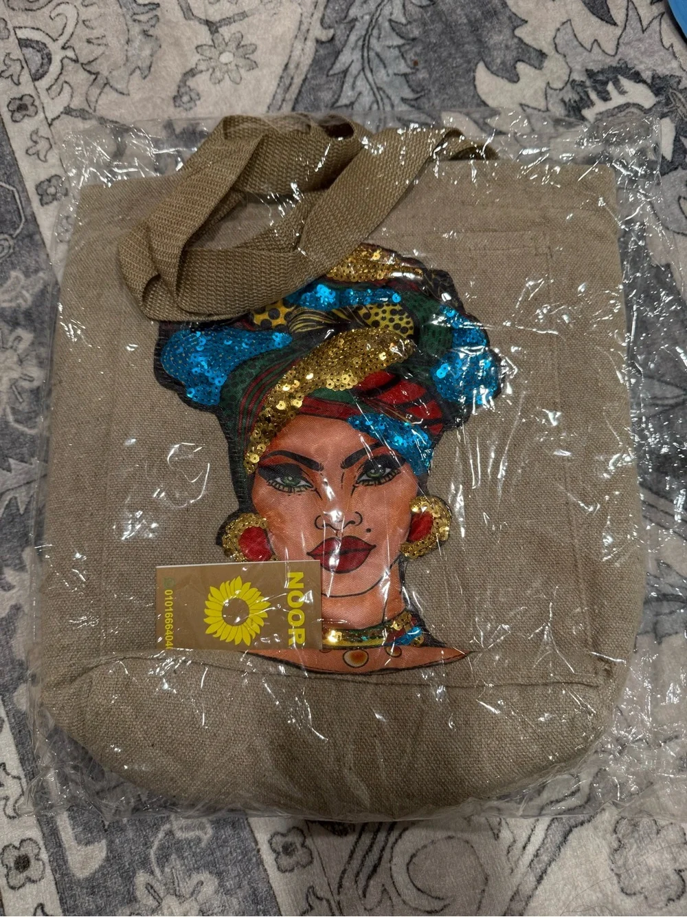 Handmade Tote Multicolor Sequin Bag